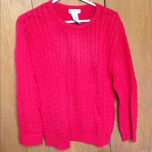 Talbots's cotton knit preppy sweater